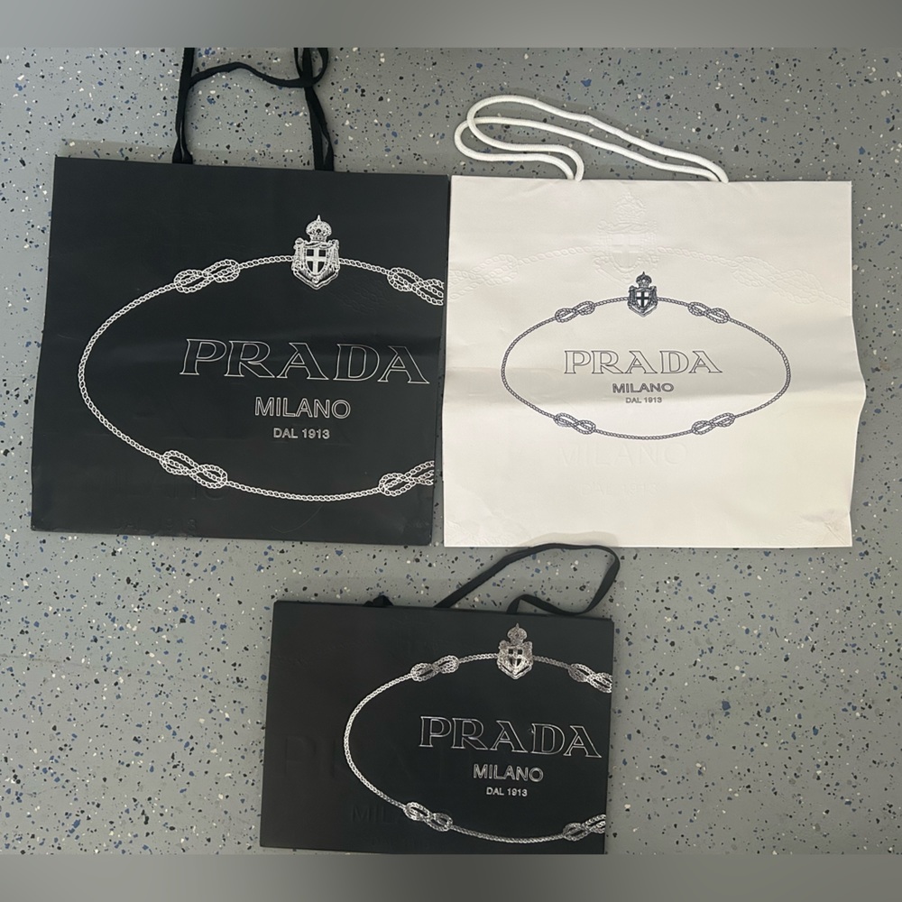 PRADA Shopping Bags (3 assorted sizes)